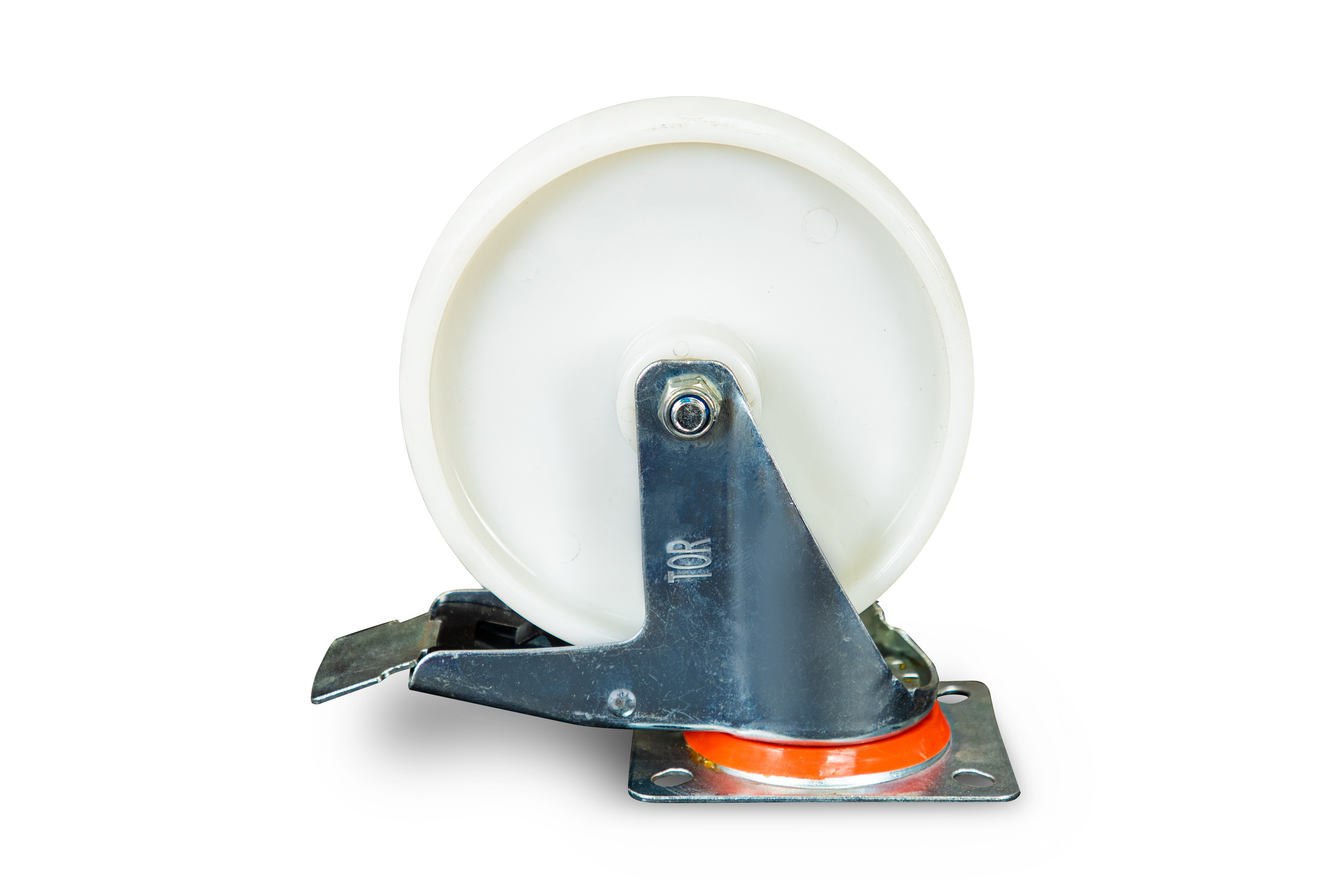 Колесо поворотное полипропилен SRCnb 80 200 мм с тормозом (N)