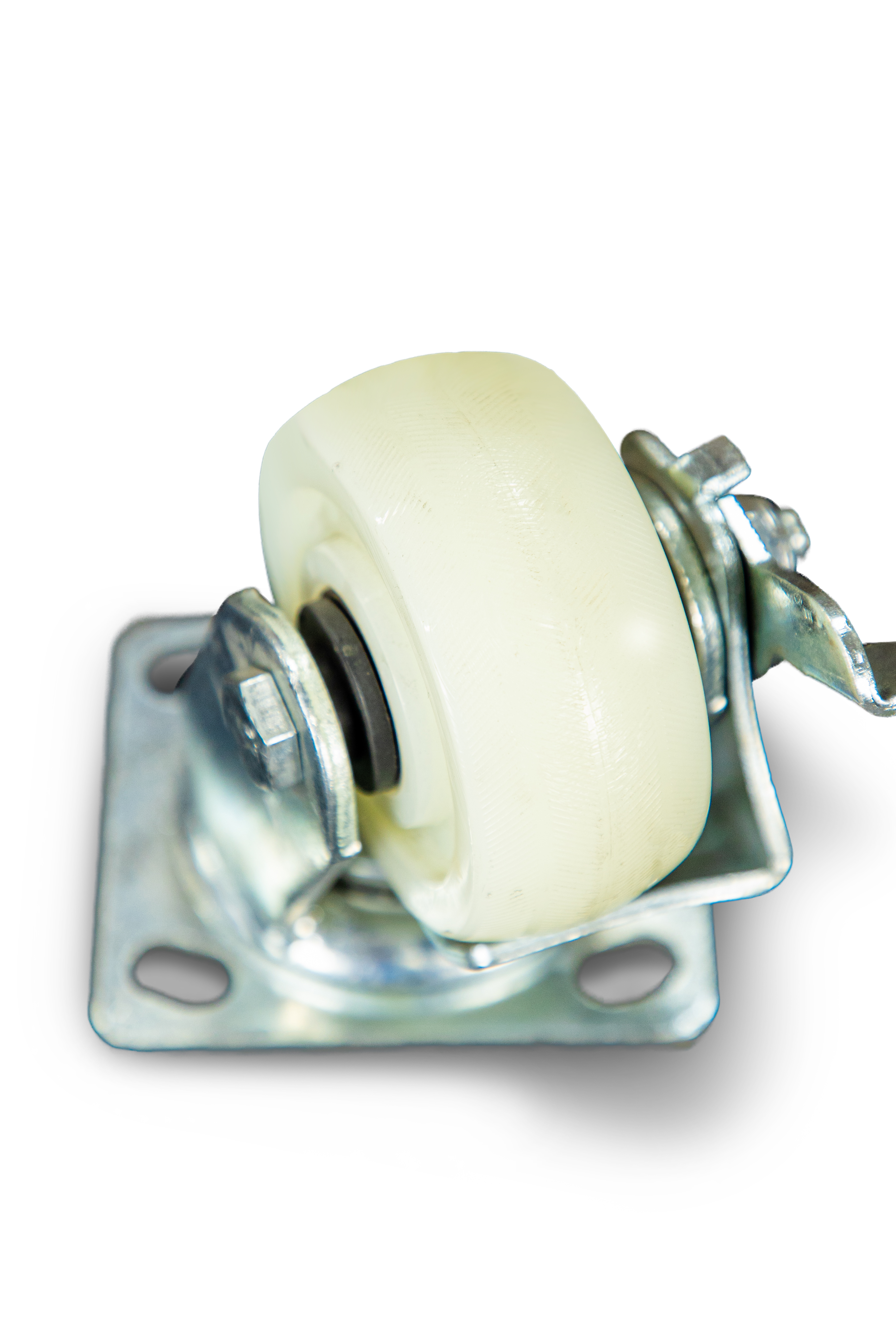 Колесо большегрузное поворотное SCdnb 42 100 мм полипропиленовое с тормозом