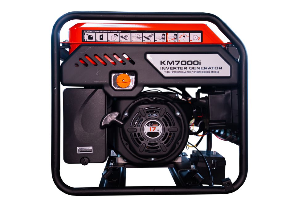 Генератор бензиновый инверторный 7,0 кВт 220В 25 л с электростартером TOR KM7000i