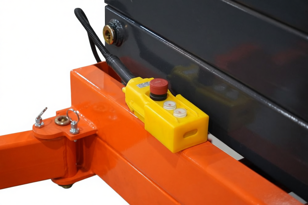 Подъемник ножничный передвижной 500 кг 9/11 м TOR SJY-0,5-9 AC 380В сетевой (G)