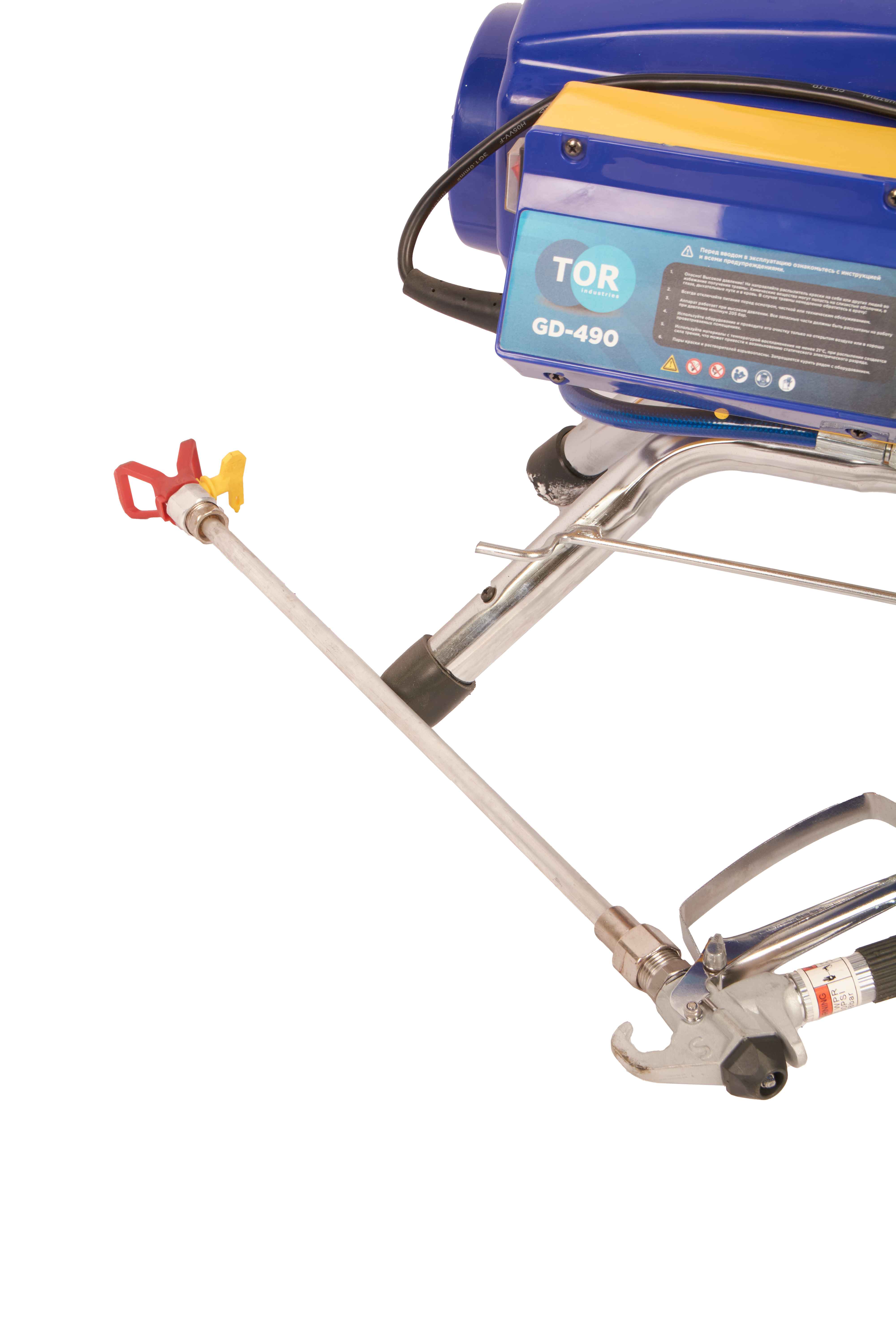 Окрасочный аппарат поршневой 290 бар, 2,2 кВт, 220 В  TOR GD-490