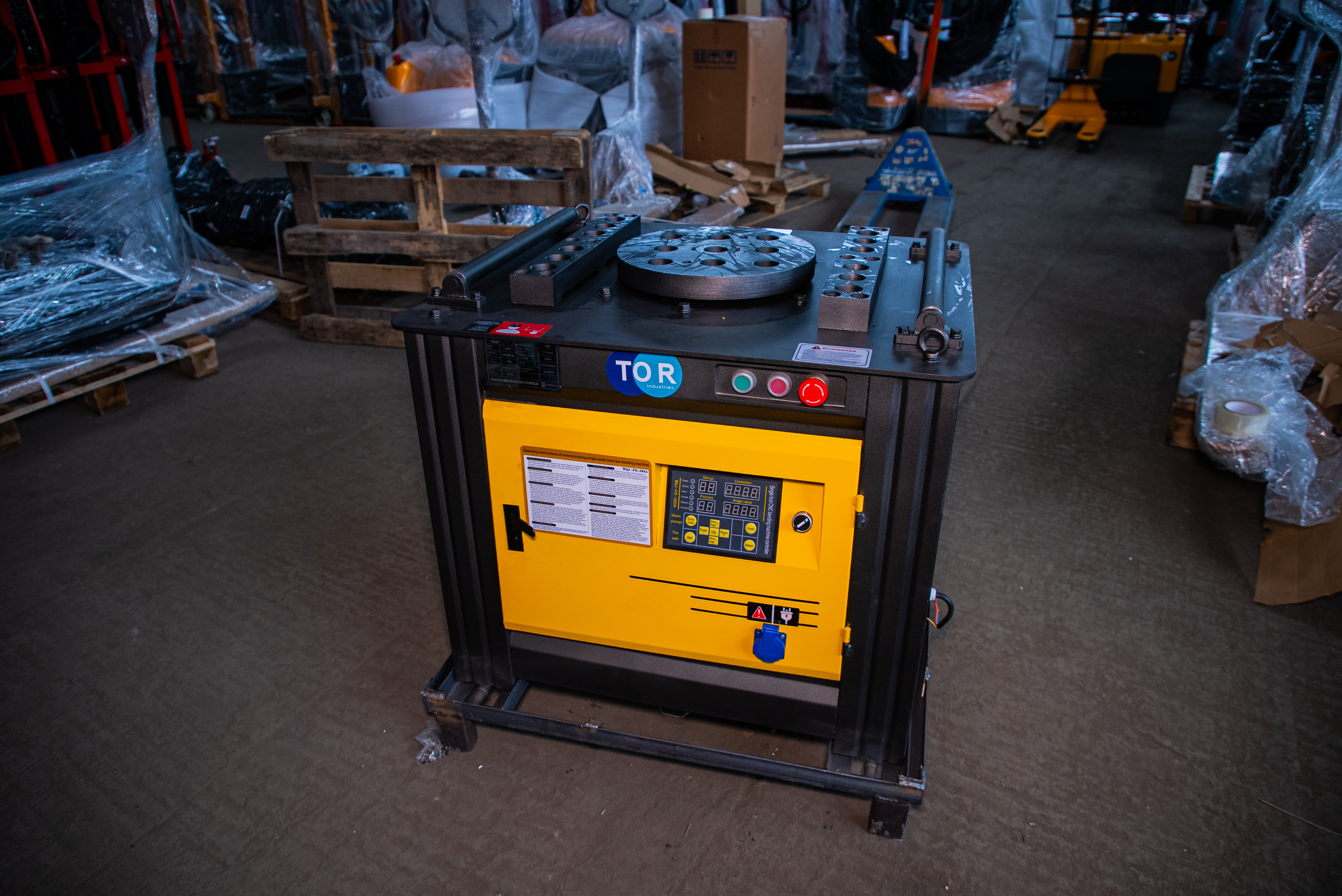 Станок для гибки арматуры 40/32мм 3кВт с ЧПУ TOR GW40С