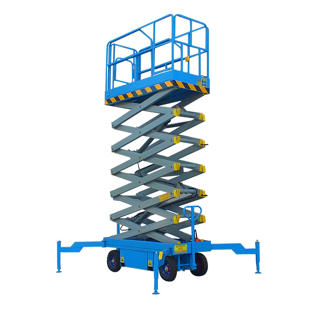 Подъемник ножничный самоходный 500 кг 9/11 м TOR SJY-0,5-9DC аккумуляторный