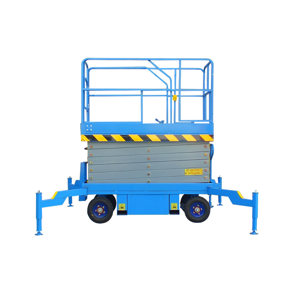 Подъемник ножничный самоходный 500 кг 9/11 м TOR SJY-0,5-9DC аккумуляторный