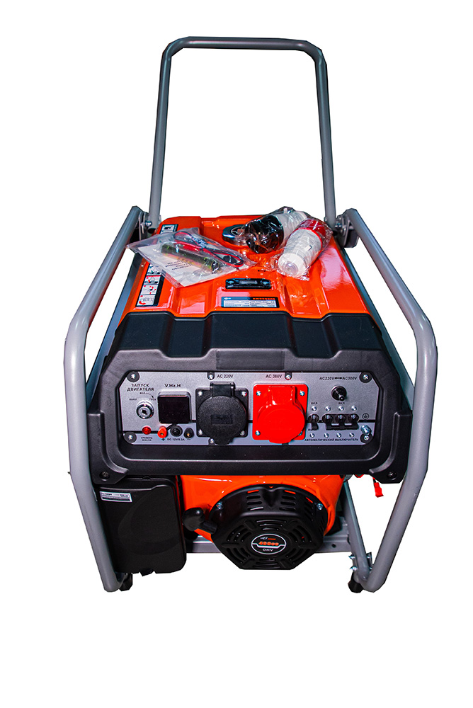 Генератор бензиновый 7,0 кВт 220В/380В с электростартером TOR KM9500HE