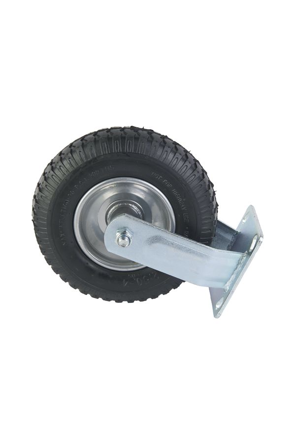 Колесо пневматическое резиновое 210 мм PRF 80 неповоротное на кронштейне