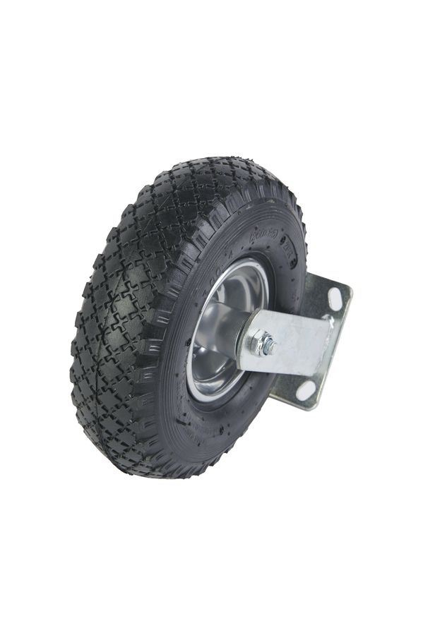 Колесо пневматическое резиновое 260 мм PRF 85 неповоротное на кронштейне