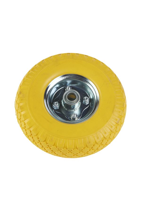 Колесо литое полиуретановое 260 мм PU 1804 с железным ободом (20 мм шариковый подишпник)