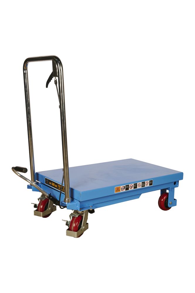 Стол подъемный передвижной 500 кг 280-900 мм (815х500 мм) TOR PT500A