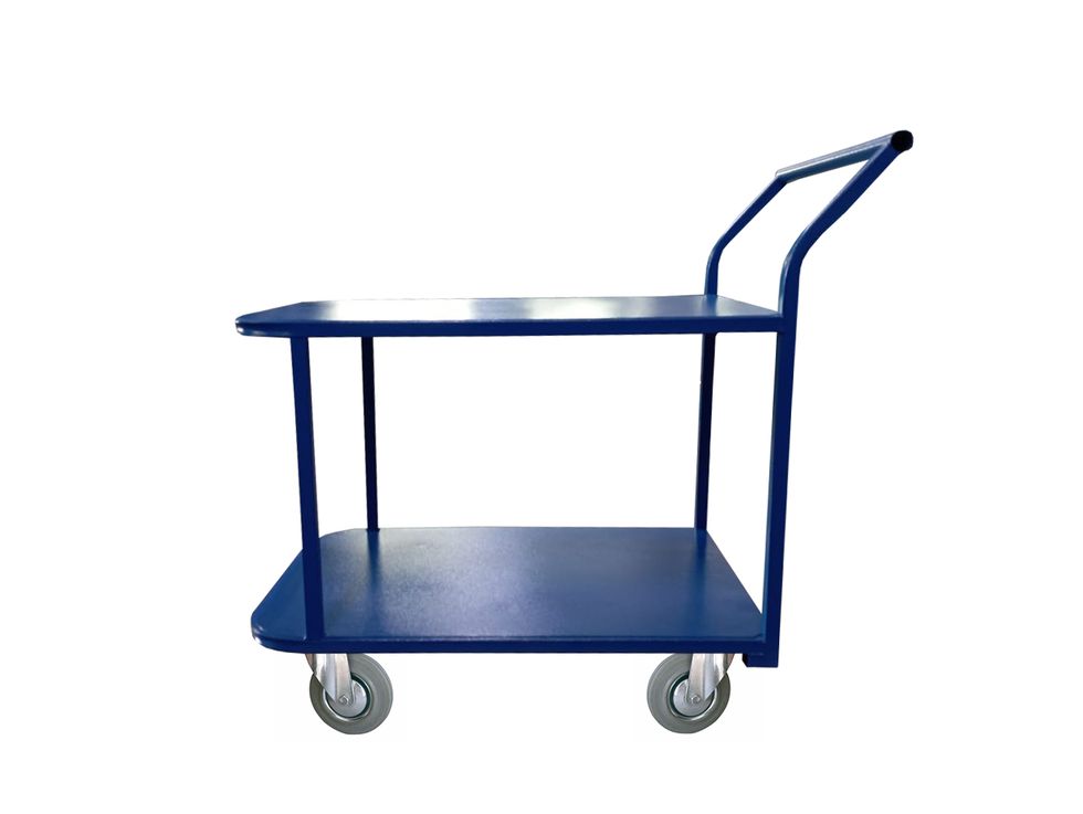 Тележка платформенная TOR ТП-2Я (600х900) 2х-ярусная (160мм)