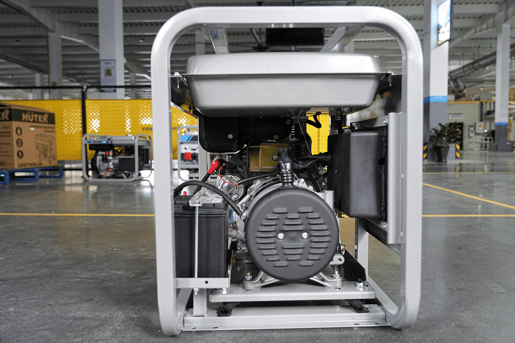 Генератор дизельный 5,0 кВт 220В с электростартером и колесами TOR KM5000D