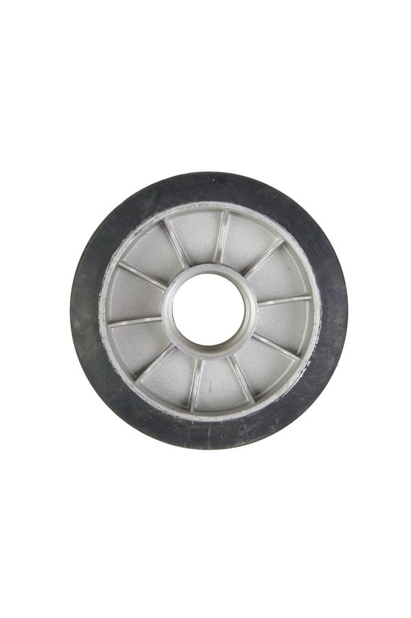 Колесо резиновое 160х50 мм без подшипника для тележек гидравлических JC/DF-III/DB/BFC