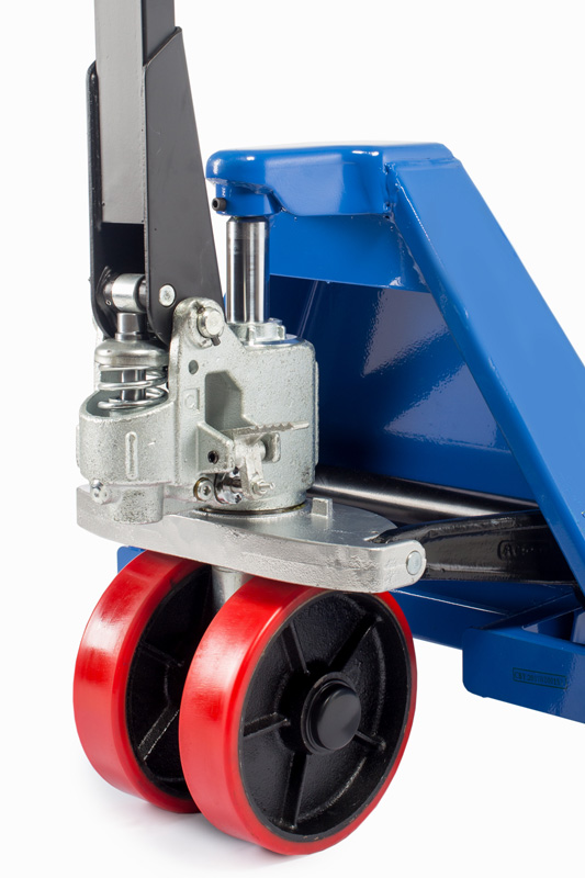 Тележка гидравлическая 2500 кг 2000 мм полиуретановые колеса TOR RHP