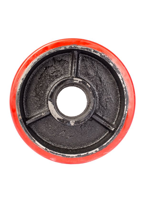 Колесо полиуретановое 160х50 мм без подшипника для тележек гидравлических JC/DF-III/DB/BFC