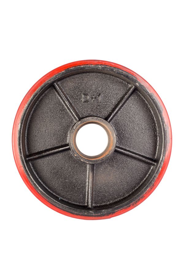 Колесо полиуретановое 200х50 мм без подшипника для тележек гидравлических BF/WB/RHP