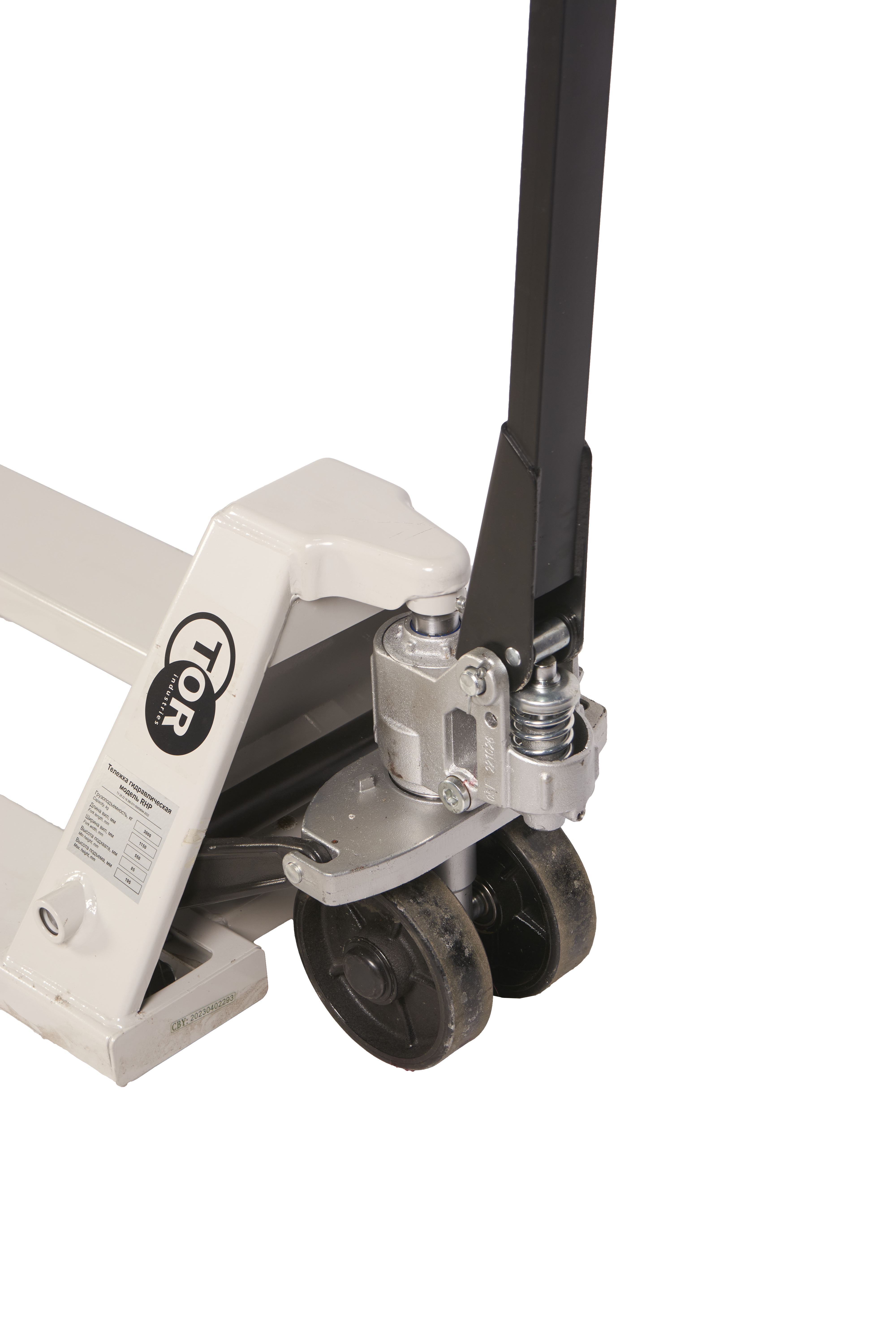 Тележка гидравлическая 3000 кг 1150 мм полиуретановые колеса TOR RHP