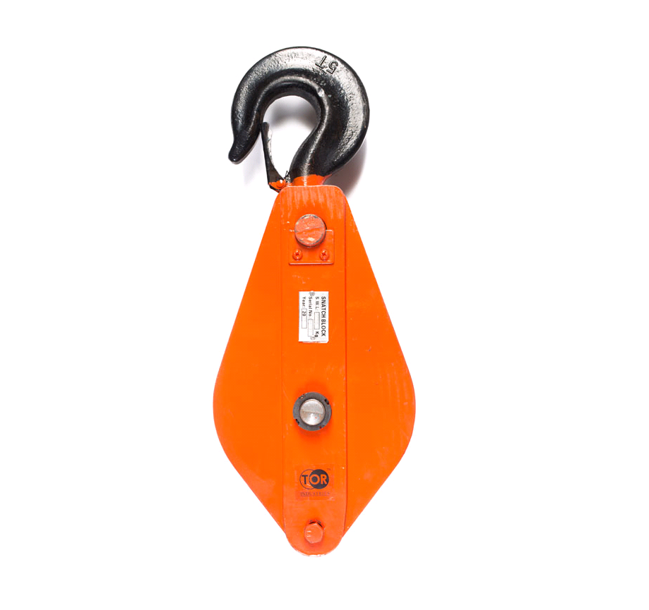 Блок монтажный двухрольный с крюком TOR 5 т