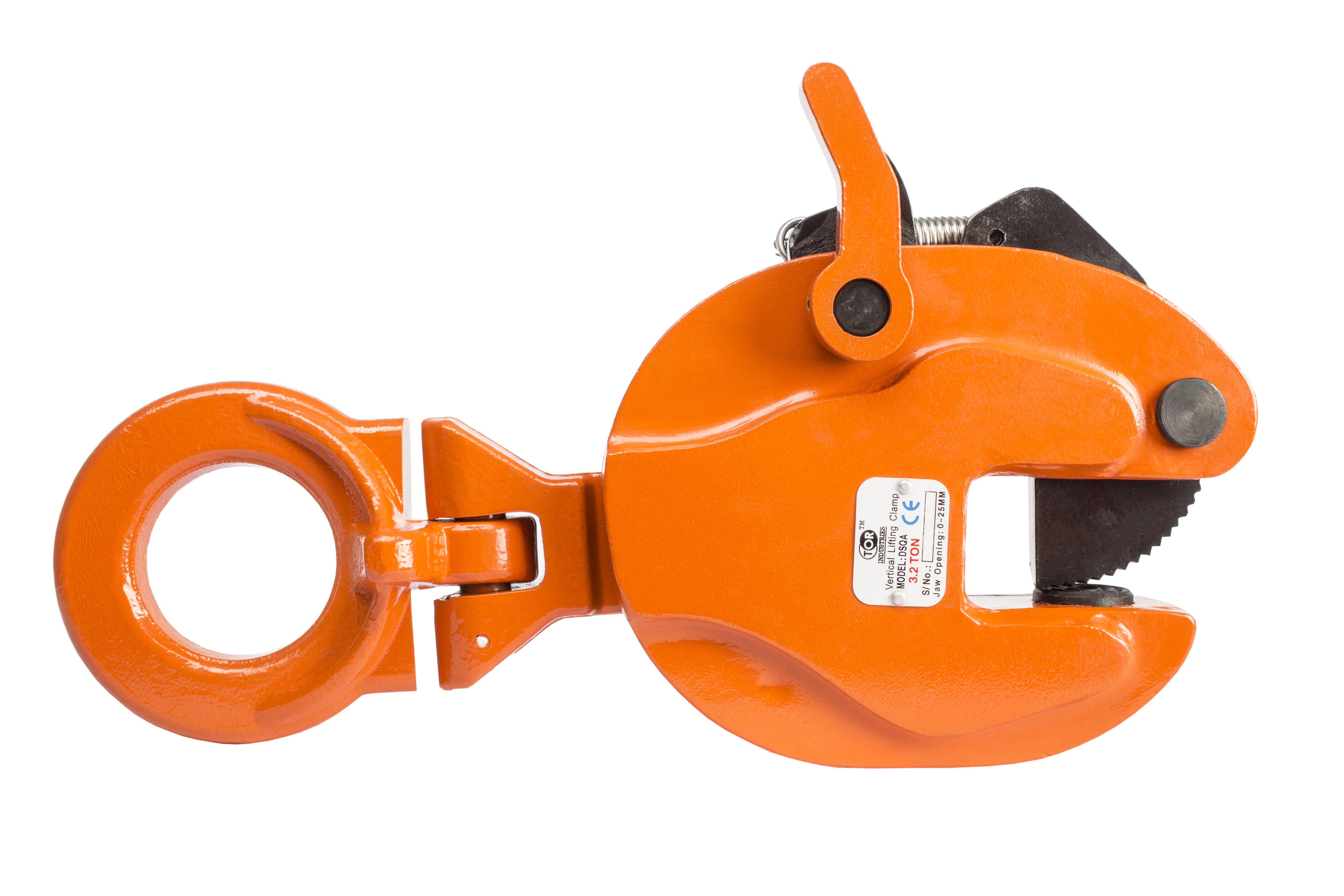 Захват вертикальный TOR DSQA (г/п 3,2 т, лист 0-25 мм) поворотн.