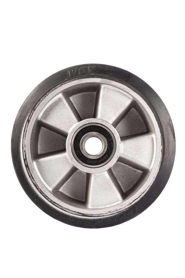 Колесо резиновое 180х50 мм с подшипником для тележек гидравлических BF/BF-III/DF-III/RHP/AC/DF/CW2