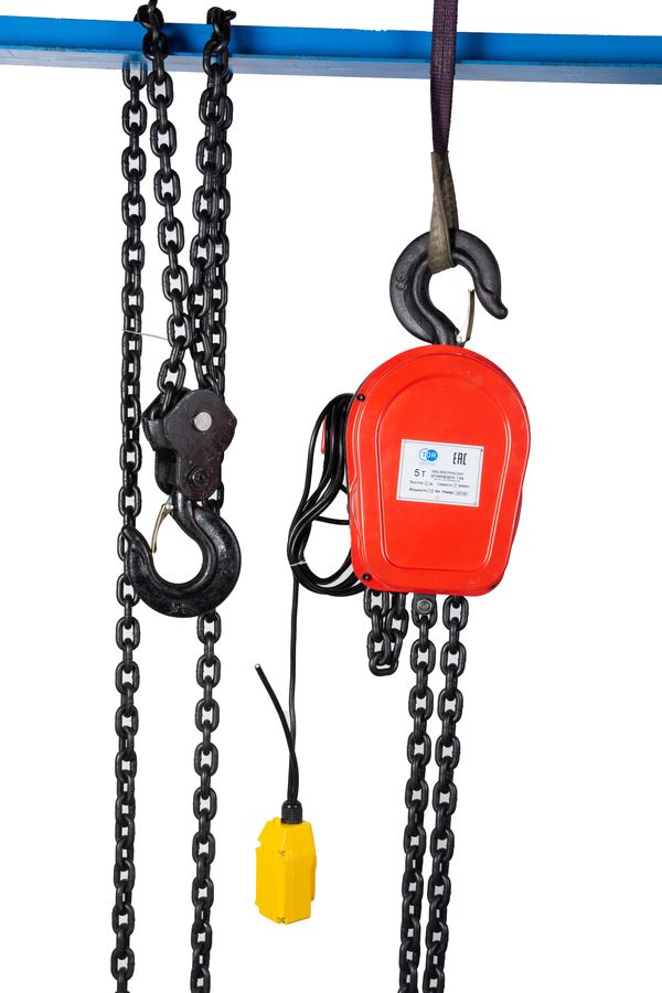 Таль стационарная 5т 6м 380В электрическая цепная TOR DHS (серия J)