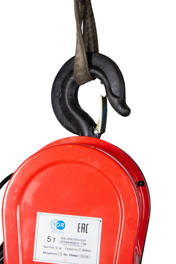 Таль стационарная  5т  6м 380В электрическая цепная TOR DHS (серия J)