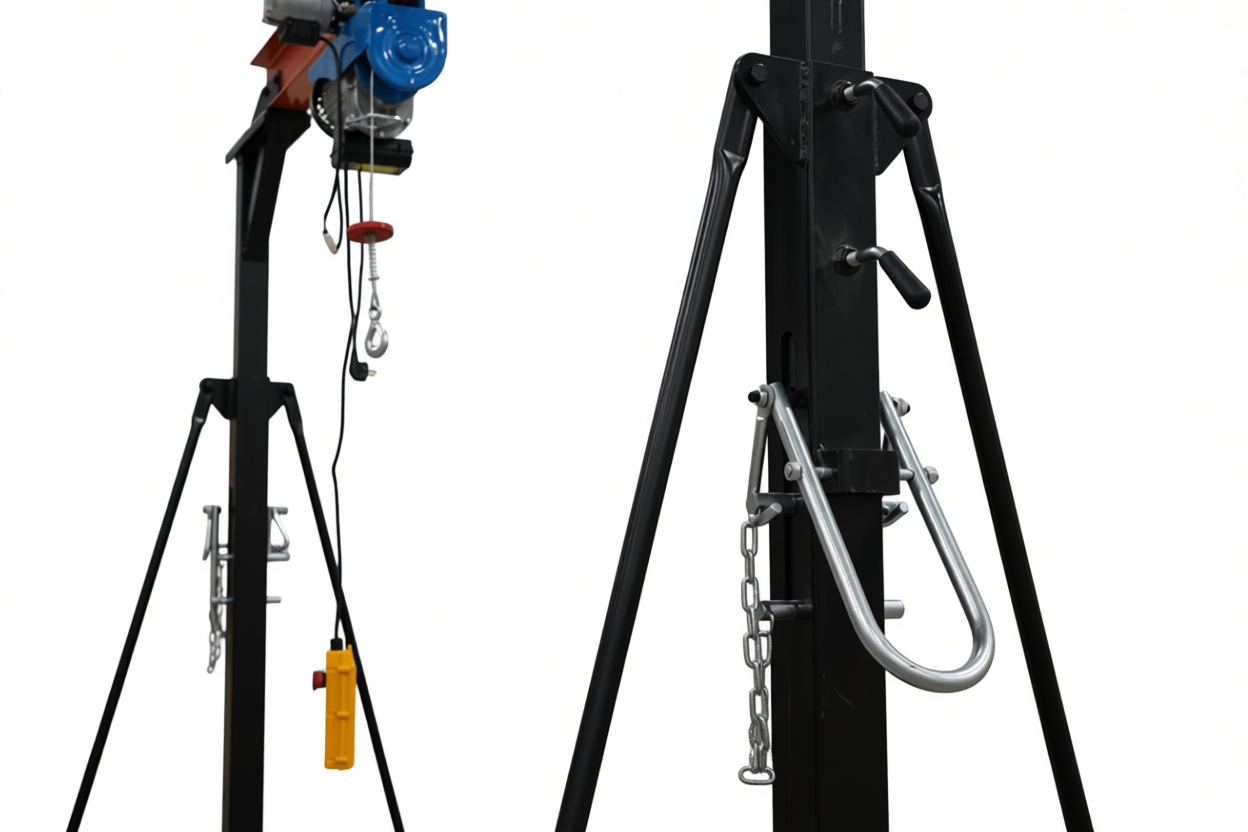 Мини-кран козловой TOR (МПУ) 2,0 т высота 2,4-3,6 м пролет 2,4 м