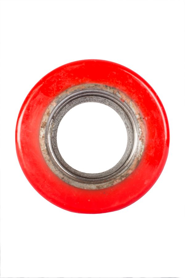 Колесо полиуретановое 80х70 мм без подшипника для тележек BF/DF-III/RHP/AC/DF/CW2/PWH (красное)