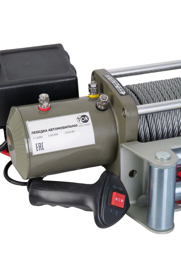 Лебедка автомобильная электрическая 5443кг  28м 12В TOR S12000