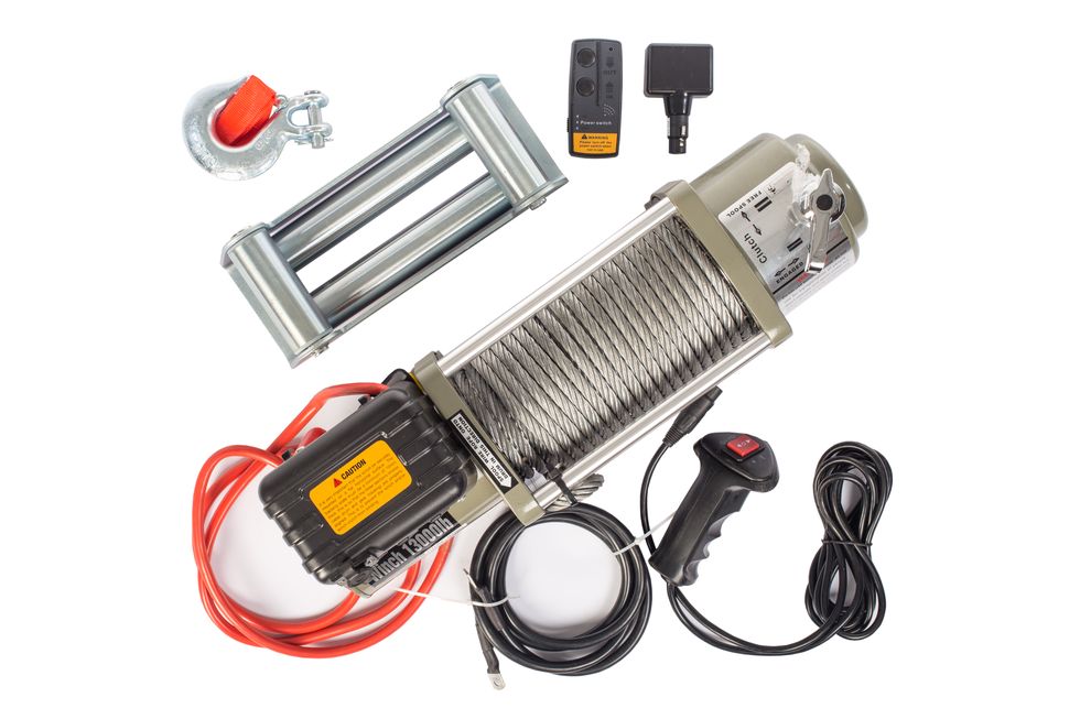 Лебедка автомобильная электрическая 7620кг  28м 12В TOR SEC16800