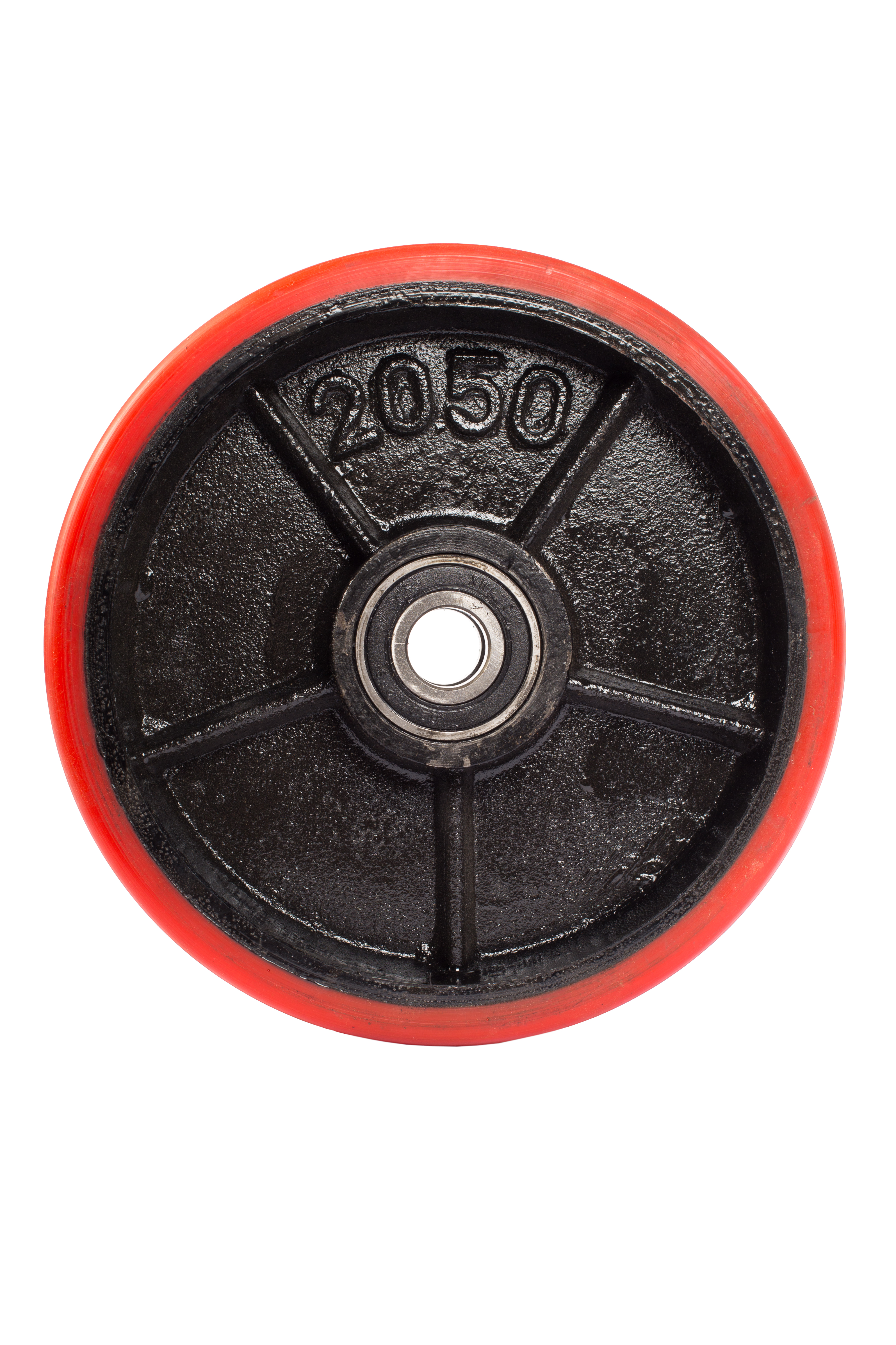 Колесо полиуретан 200х50 мм с подшипником для тележек гидравлических BF/WB/RHP/BFS