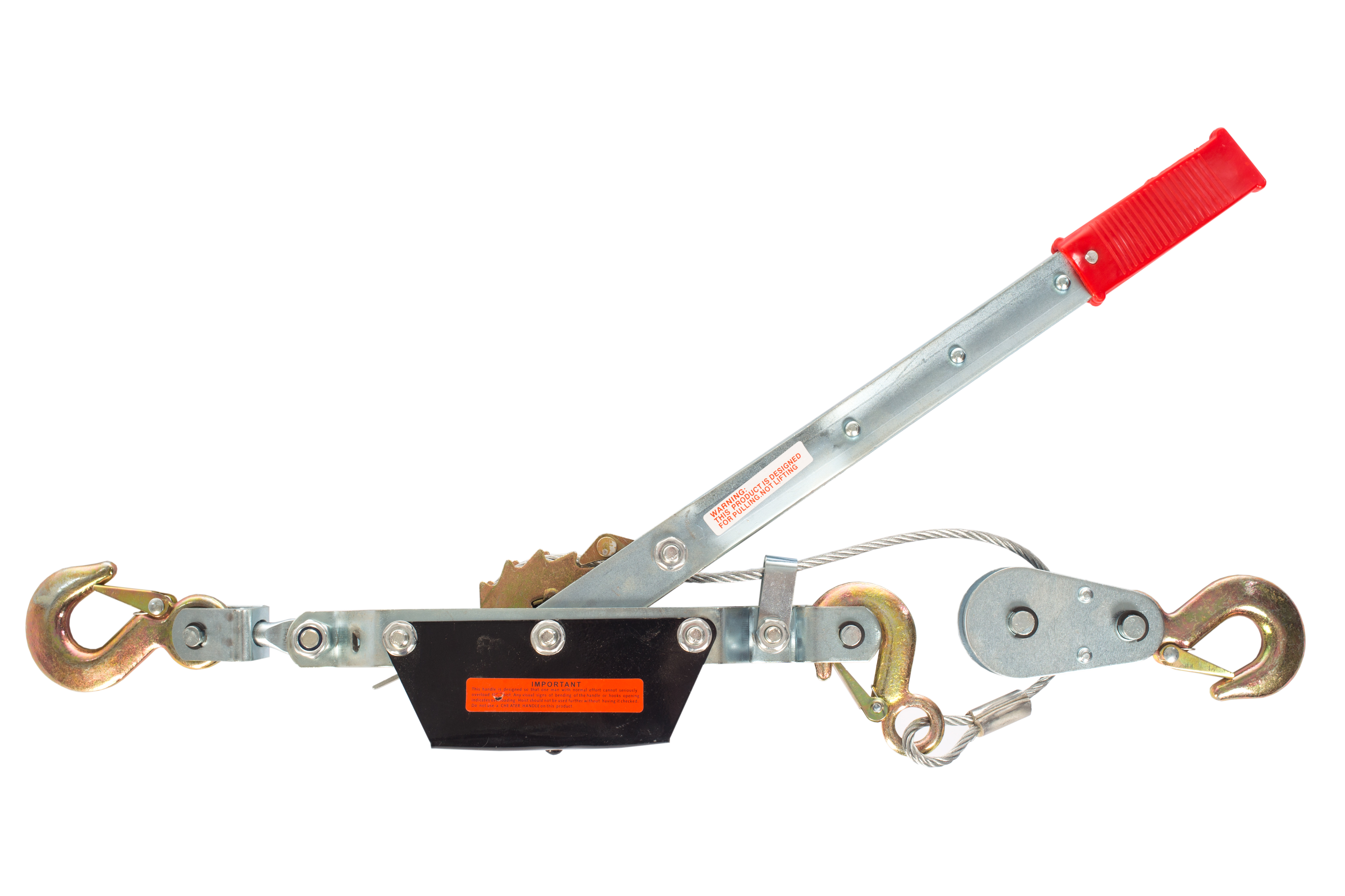 Лебедка ручная рычажная TOR QSS1TB2 г/п 1,0т длина троса 1,8м