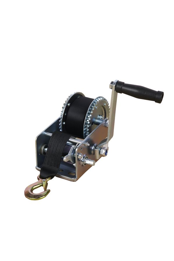 Лебедка ручная барабанная с лентой 1т 20 м оцинкованная TOR LHW