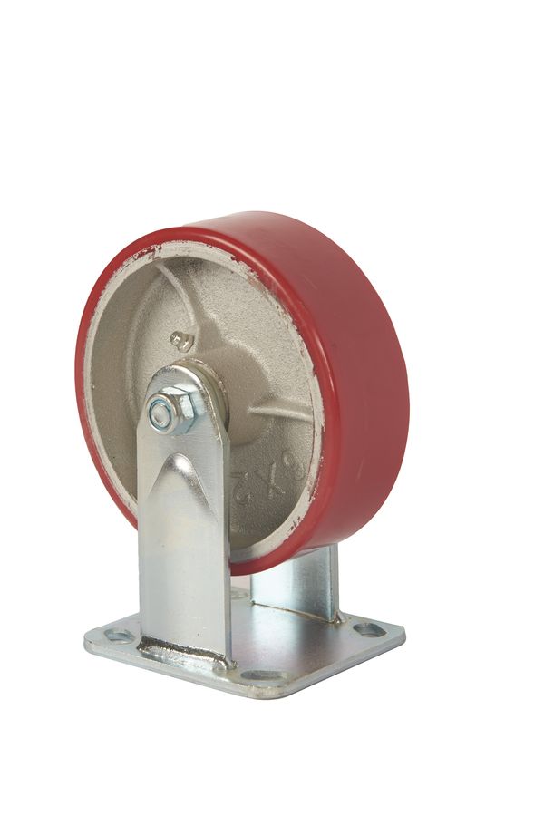 Колесо большегрузное неповоротное FCp 63 150 мм полиуретановое (F)