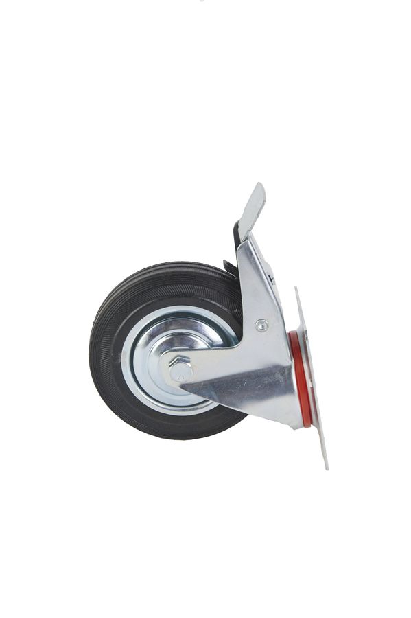 Колесо поворотное резина SCb 63 160 мм с тормозом (F)