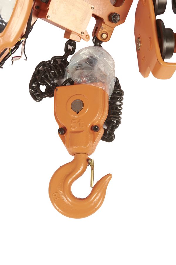 Таль передвижная с уменьшенной строительной высотой  5т  6м 380В электрическая цепная TOR HHBDSL-02