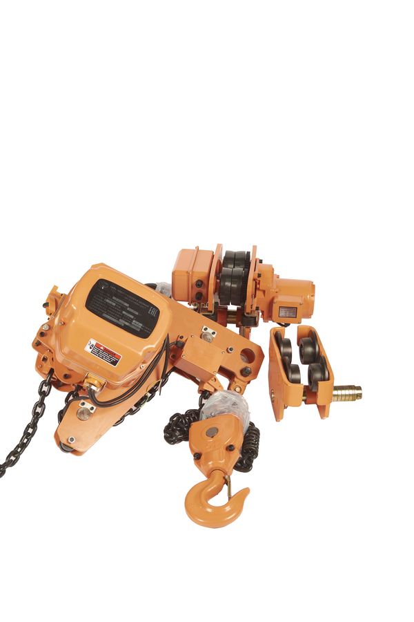 Таль передвижная с уменьшенной строительной высотой 5т 6м 380В электрическая цепная TOR HHBDSL-02