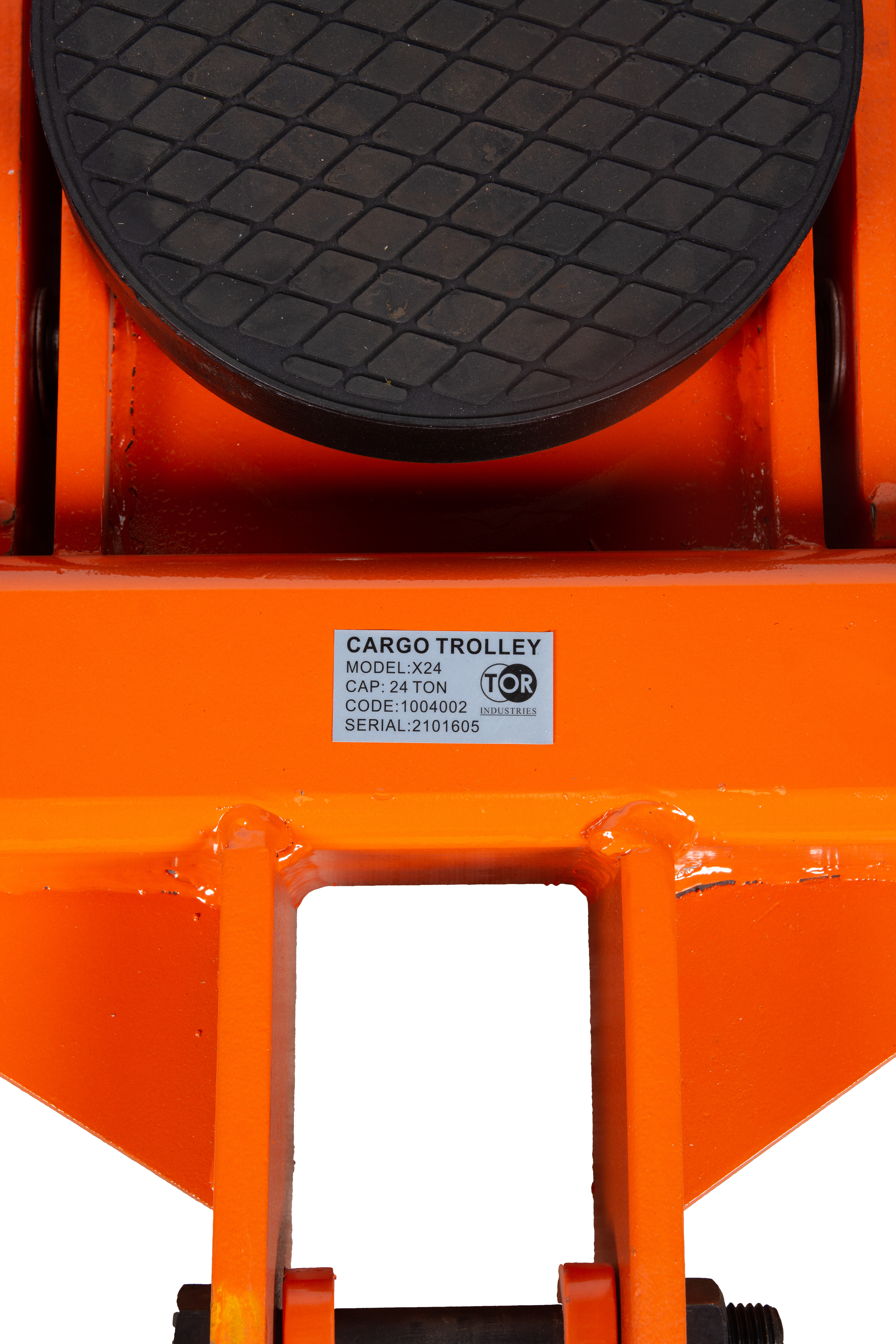 Роликовая платформа поворотная TOR X24 г/п 24 т (с ручкой)