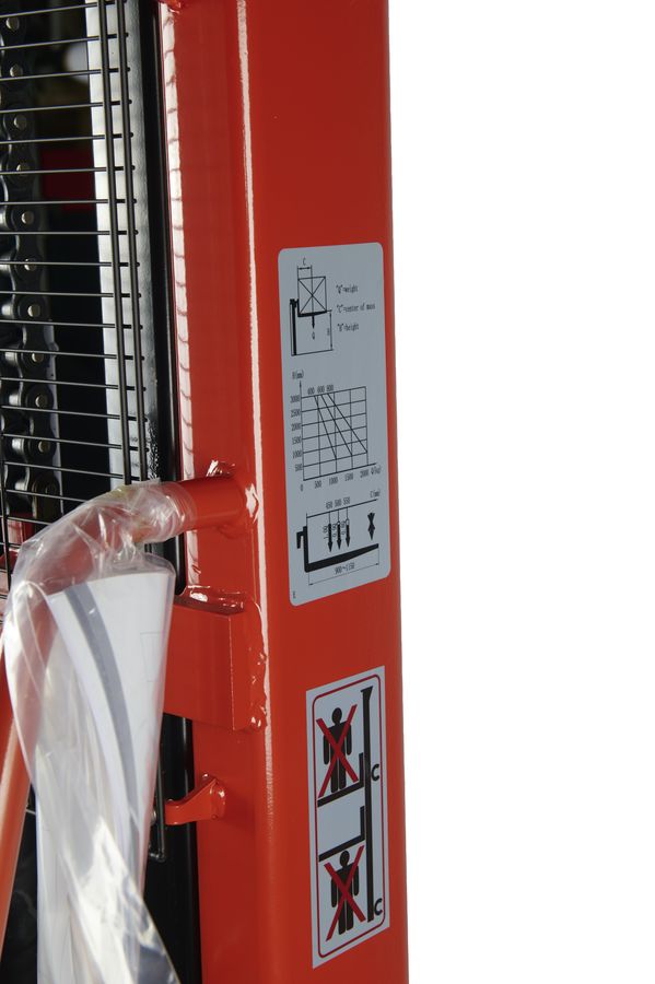 Штабелер гидравлический 2,0 т 2,5 м TOR CTY-EH с раздвижными вилами