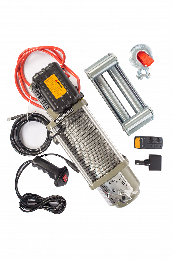 Лебедка автомобильная электрическая 6804кг  28м 24В TOR SEC15000