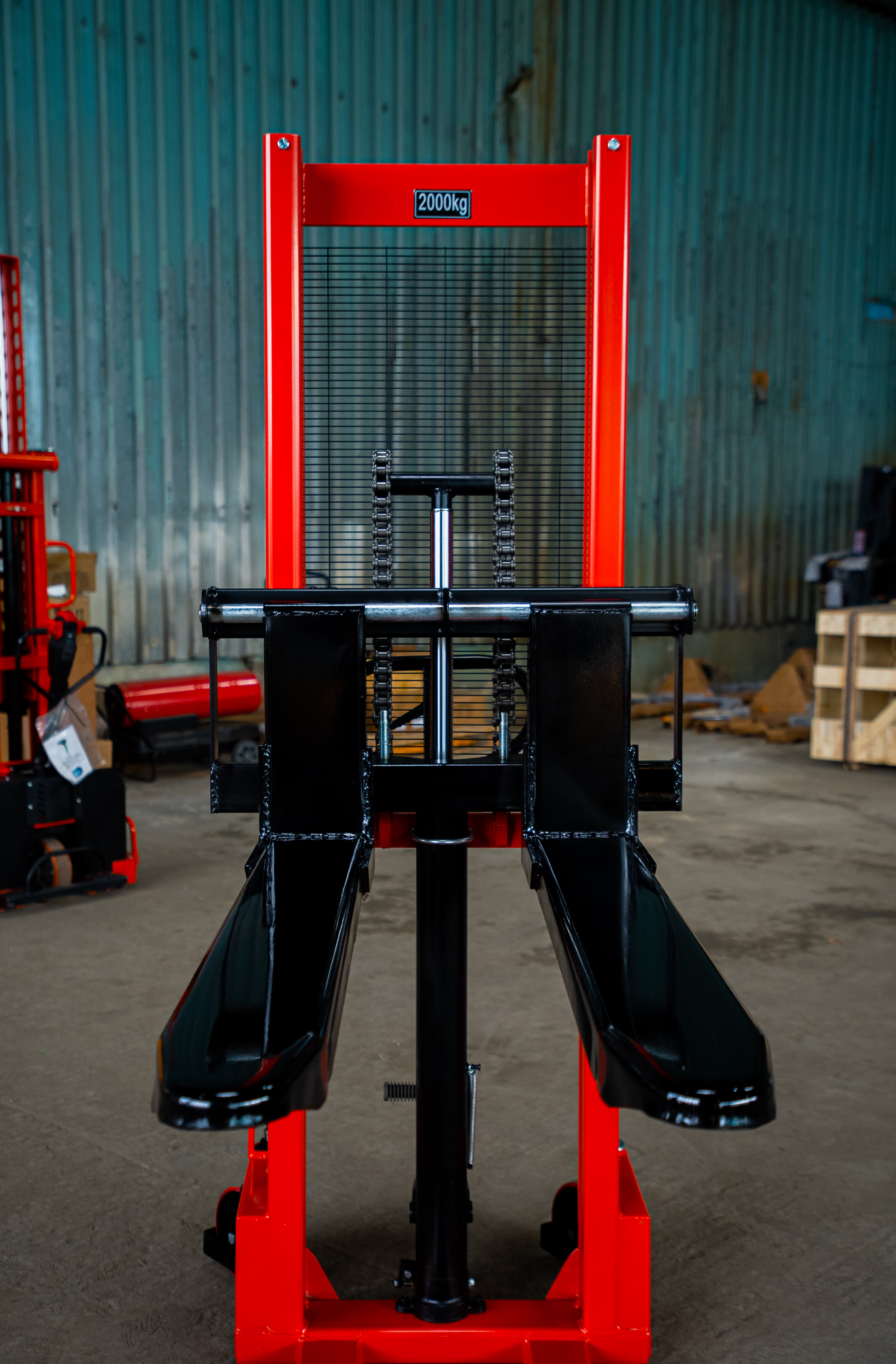 Штабелер гидравлический 2,0 т 1,6 м TOR CTY-E с раздвижными вилами