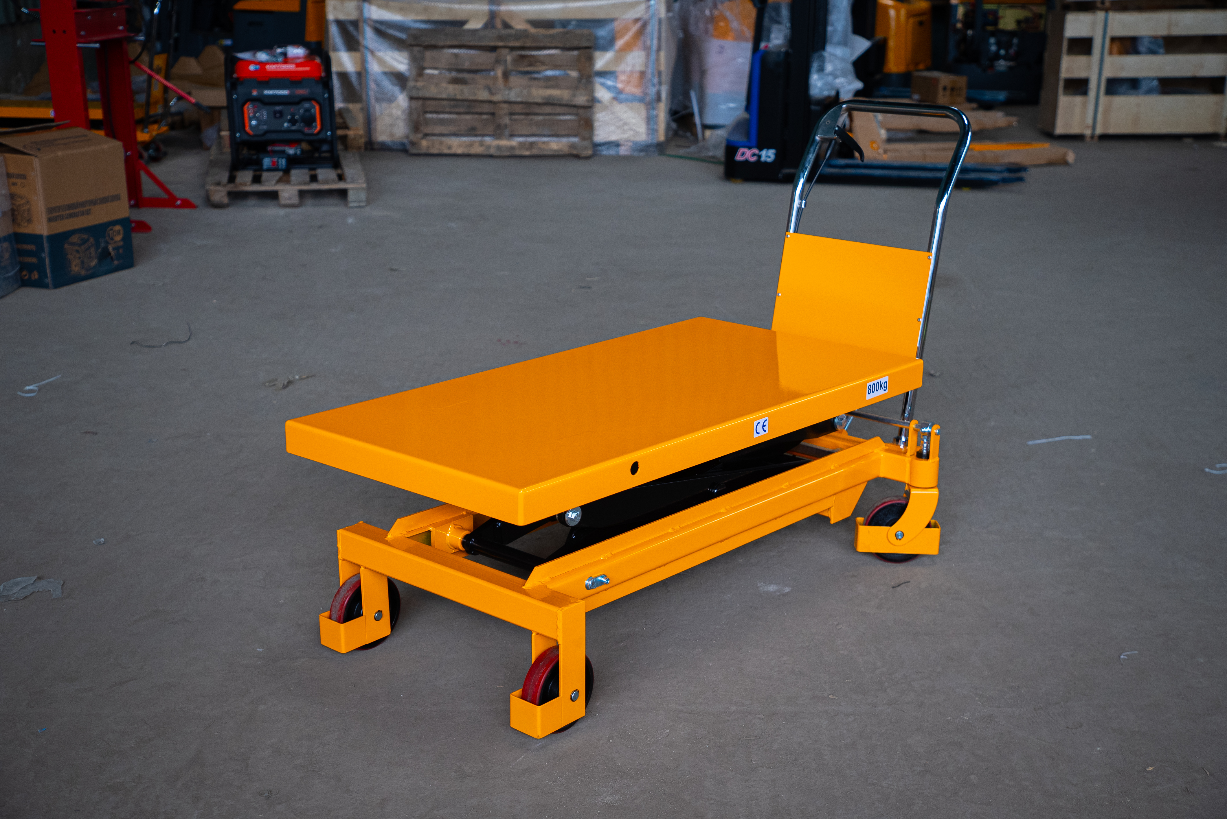 Стол подъемный передвижной 800 кг 475-1500 мм (1220х610 мм) XILIN SPS800