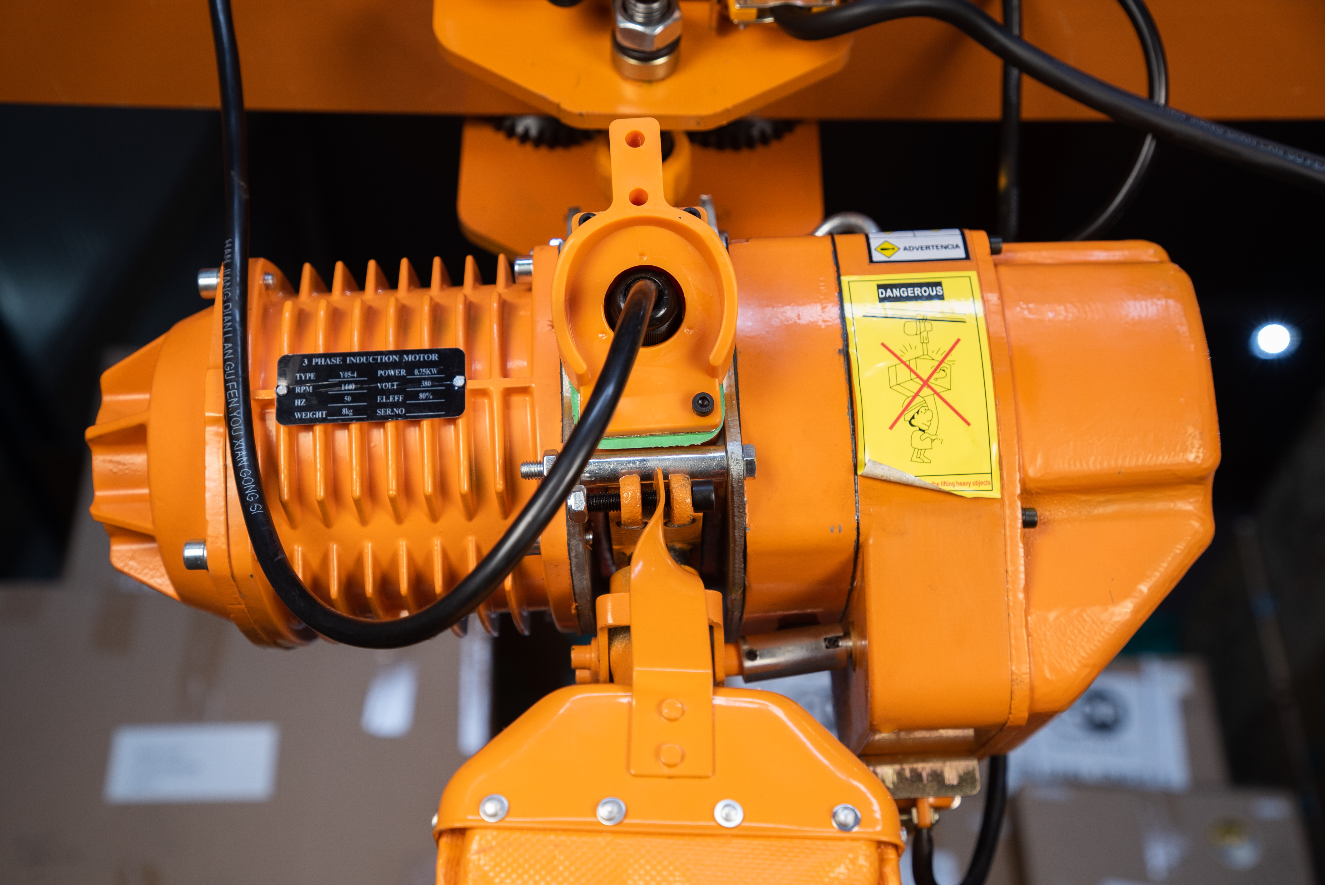 Таль стационарная  0,5т 24м 380В электрическая цепная TOR HHBD-01