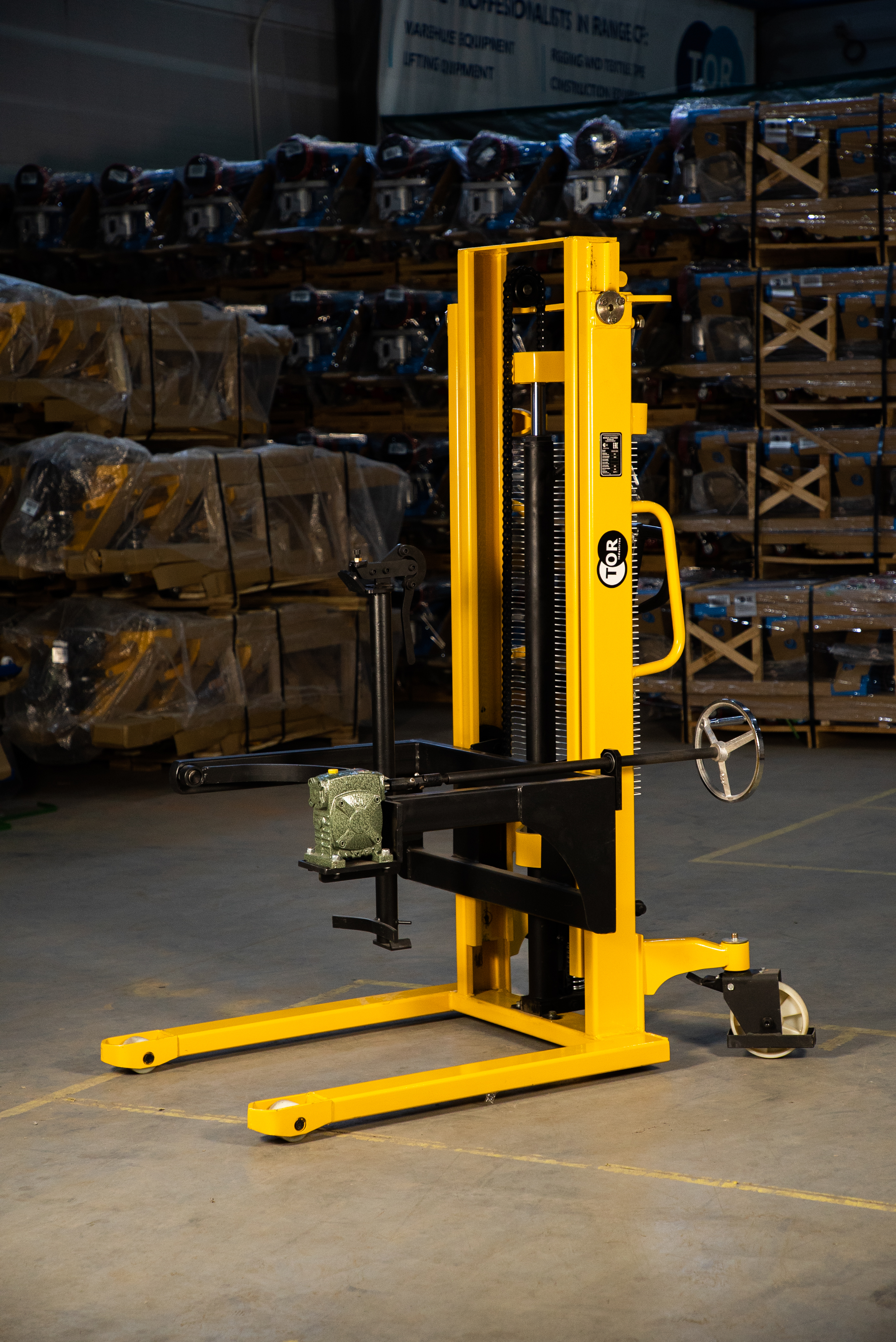 Штабелер-бочкокантователь гидравлический 0,5 т 2 м TOR WDS500-2000