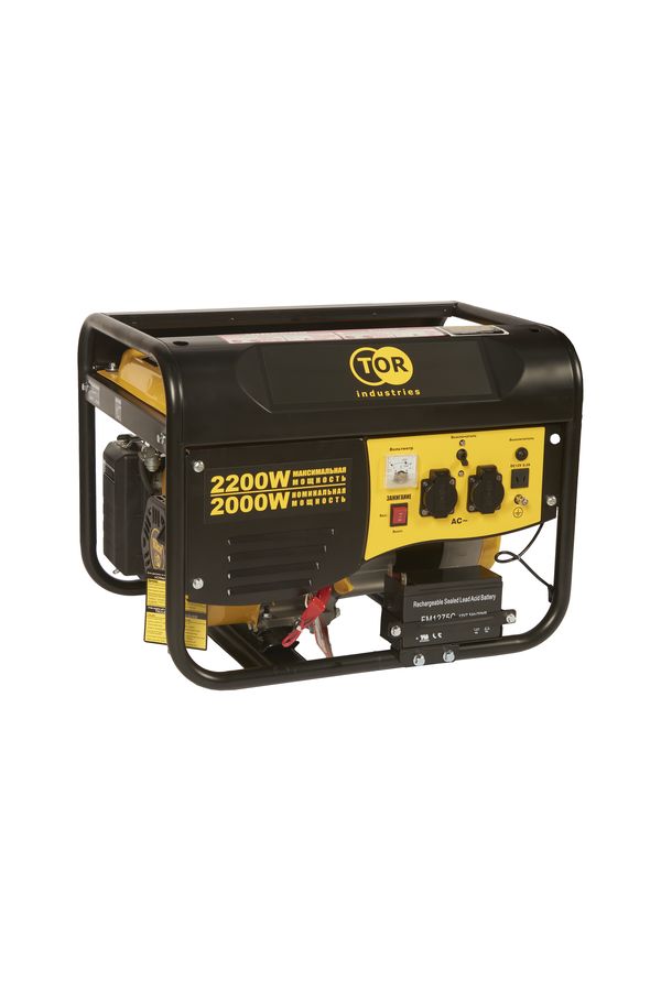Генератор бензиновый 2,0 кВт 220В 15л с электростартером TOR TR2500E