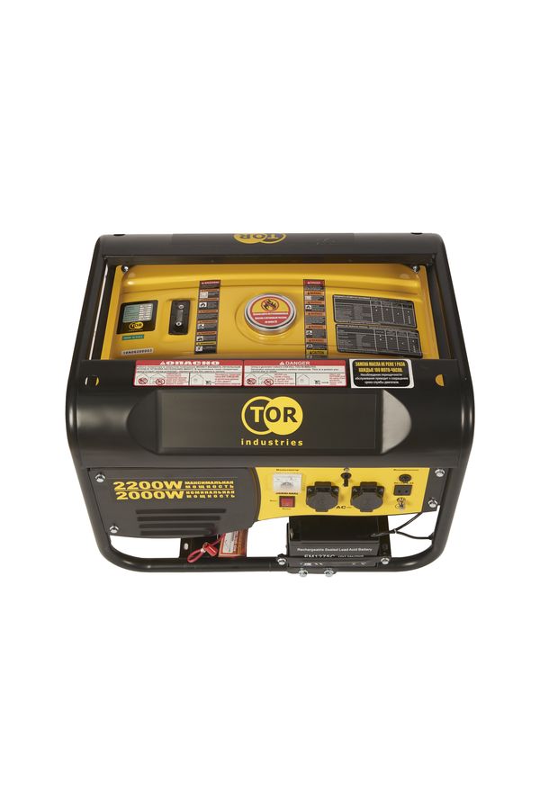 Генератор бензиновый 2,0 кВт 220В 15л с электростартером TOR TR2500E