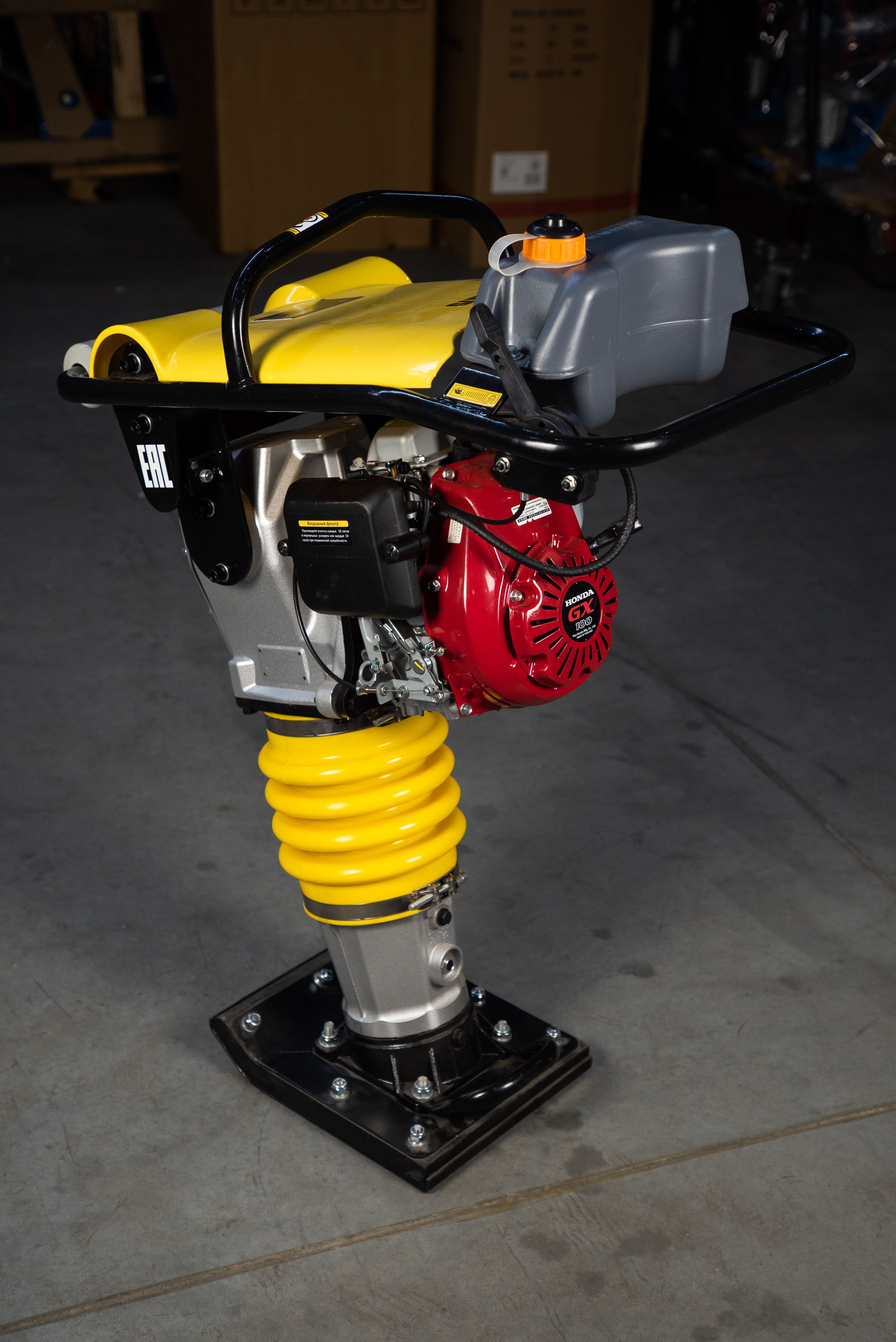 Вибротрамбовка 75 кг, 14кН (Honda) алюминиевый корпус TOR RM-75 PRO