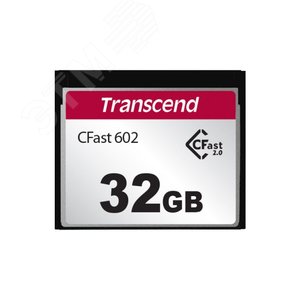 Карта памяти 32GB CFast 602, SATA III, MLC, 500 МБ/с