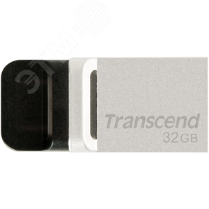 Флеш накопитель 32GB JetFlash 880, USB 3.0, USB Type A / micro USB, серебристый