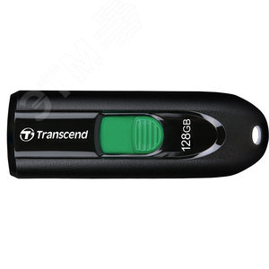 Флеш накопитель 128GB JetFlash 790С, USB 3.2 Gen 1, выдвижной, черный, синий