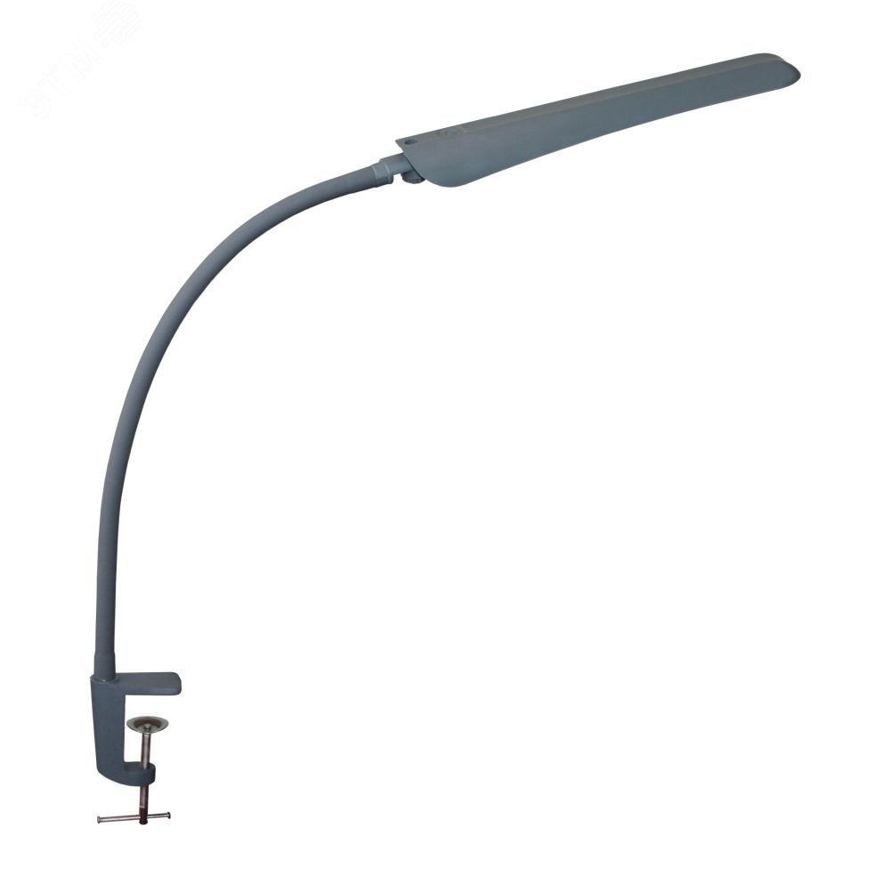 Светильник Гермес СШ ( светодиодный, на струбцине) 8Вт, сенсорный выкл., антрацит